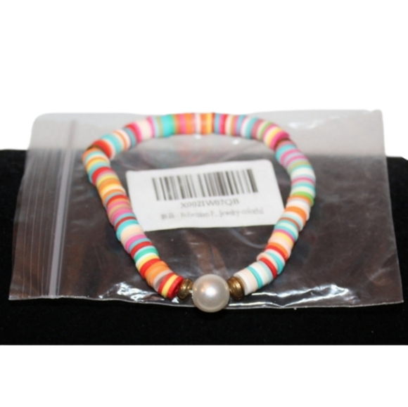 Rainbow Confetti Beaded Bracelet - Picture 2 of 16